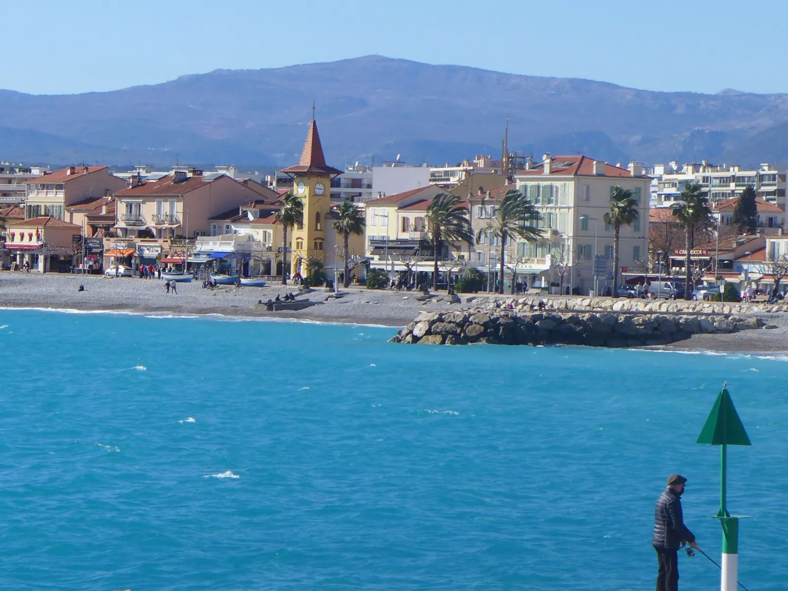 Le Cagnes Beach-Omgeving