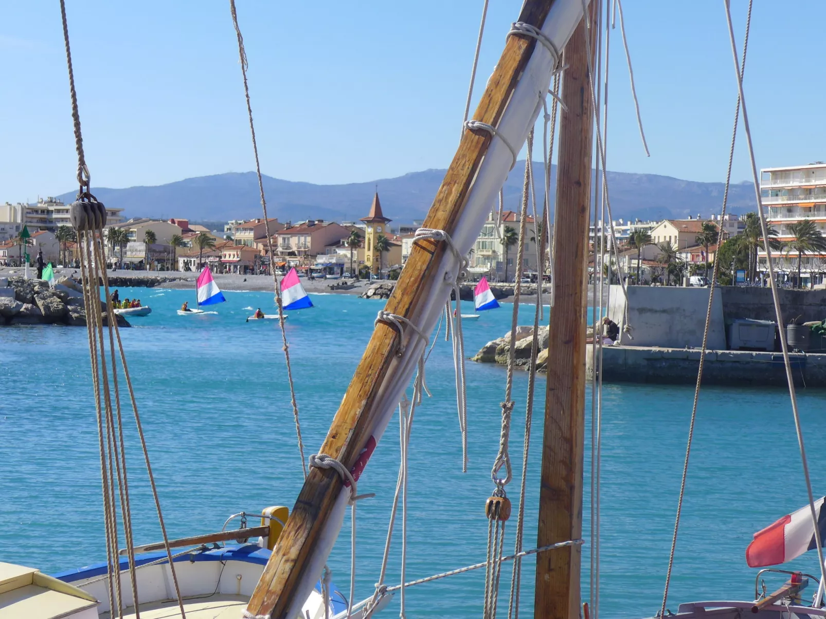 Le Cagnes Beach-Omgeving