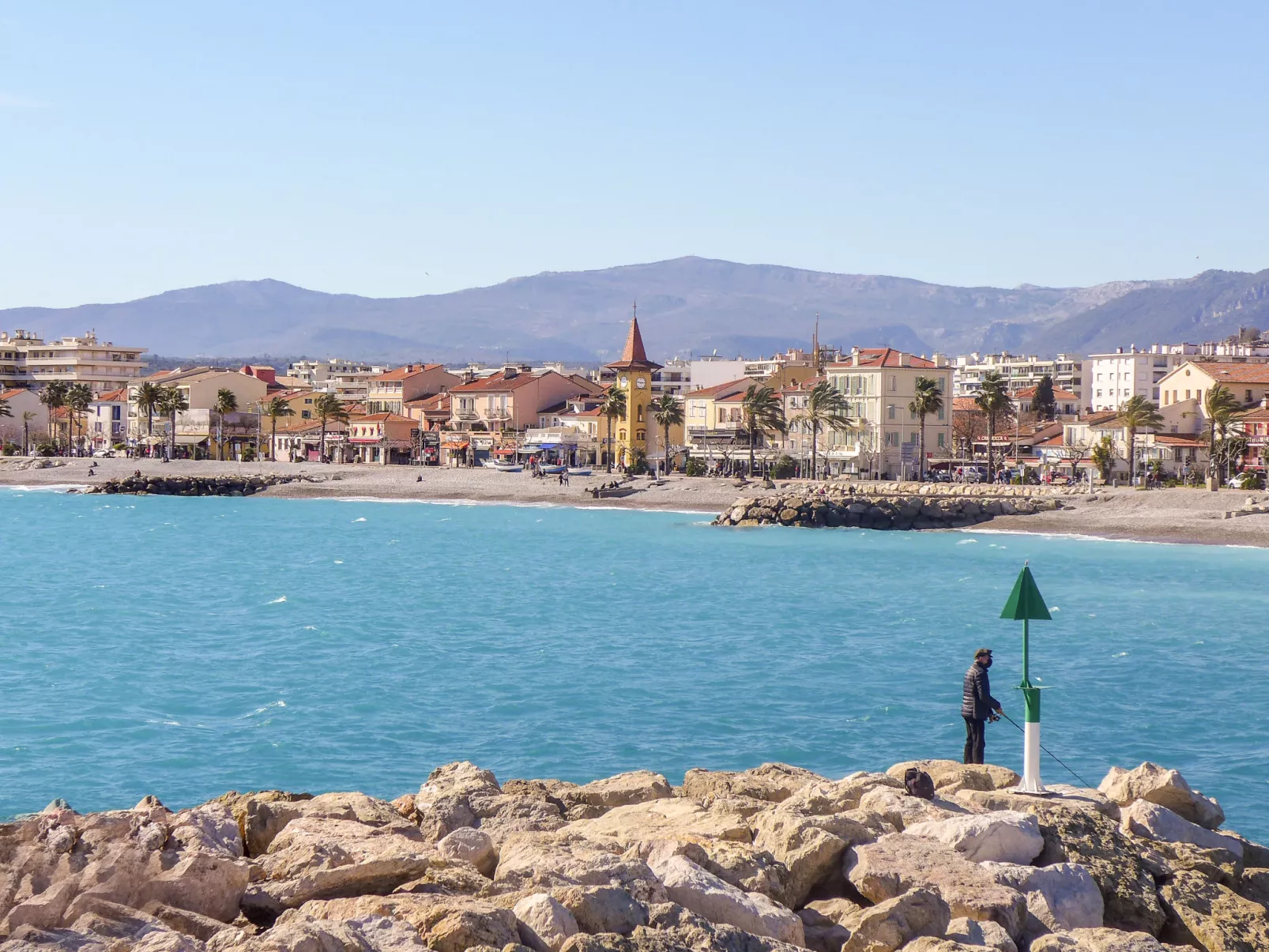 Le Cagnes Beach-Omgeving