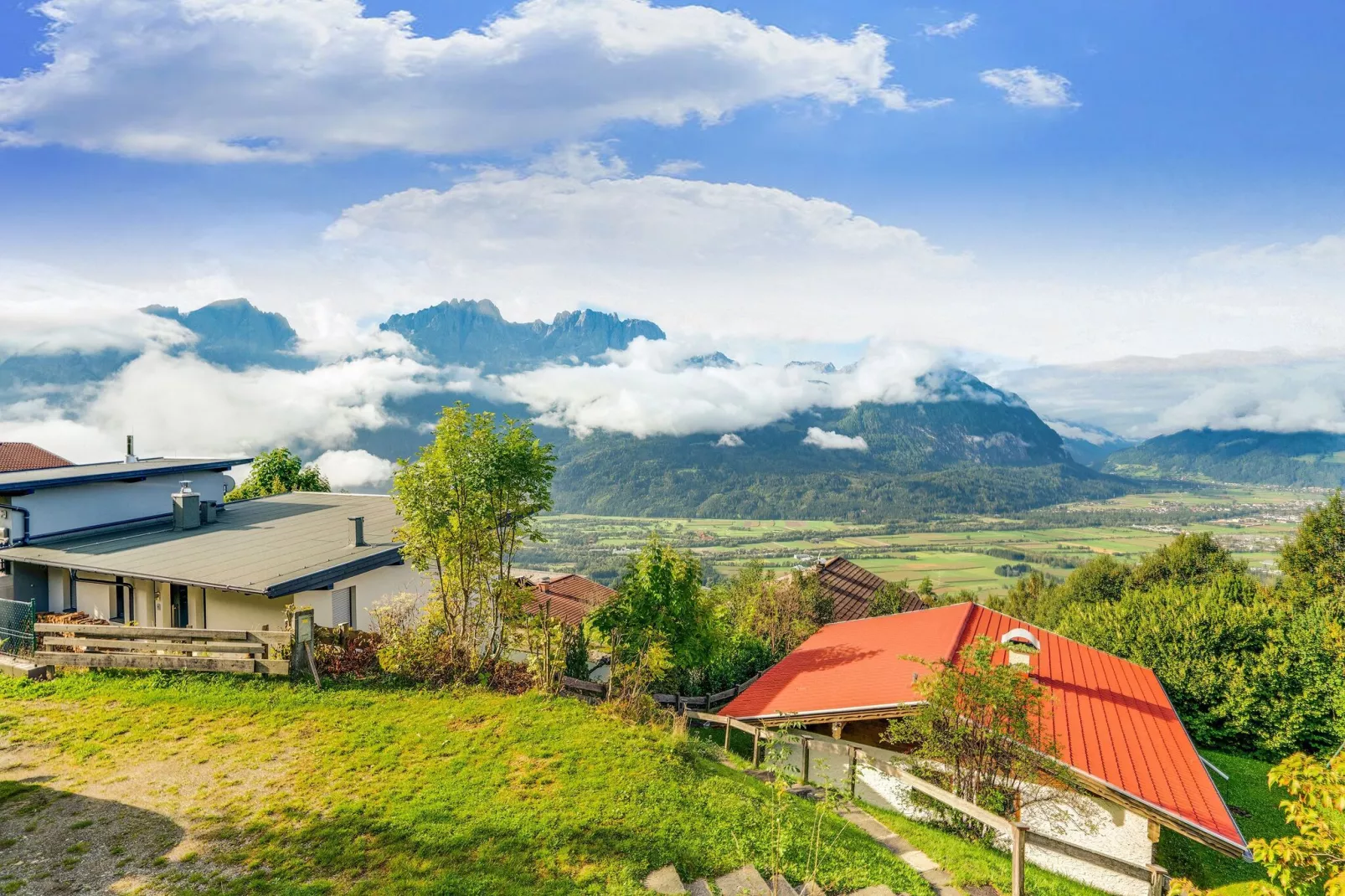 Chalet Dolomitenblick-Tuinen zomer