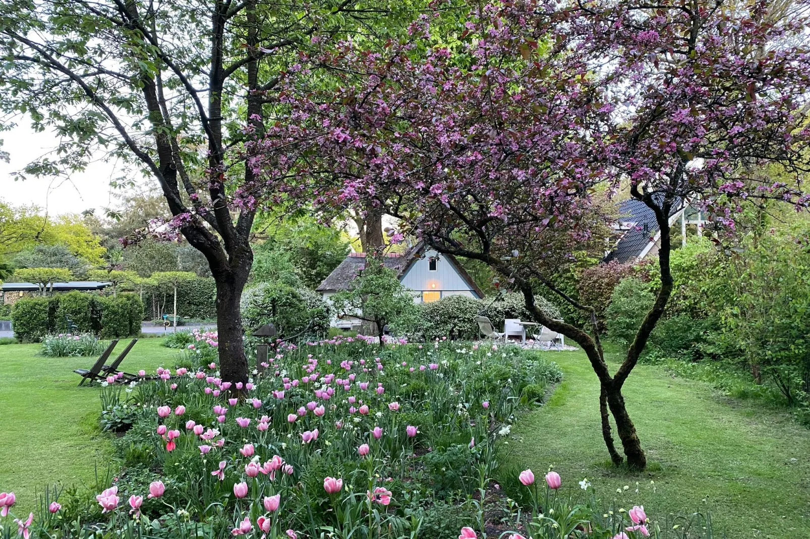 Romantisch Bergen-Tuinen zomer