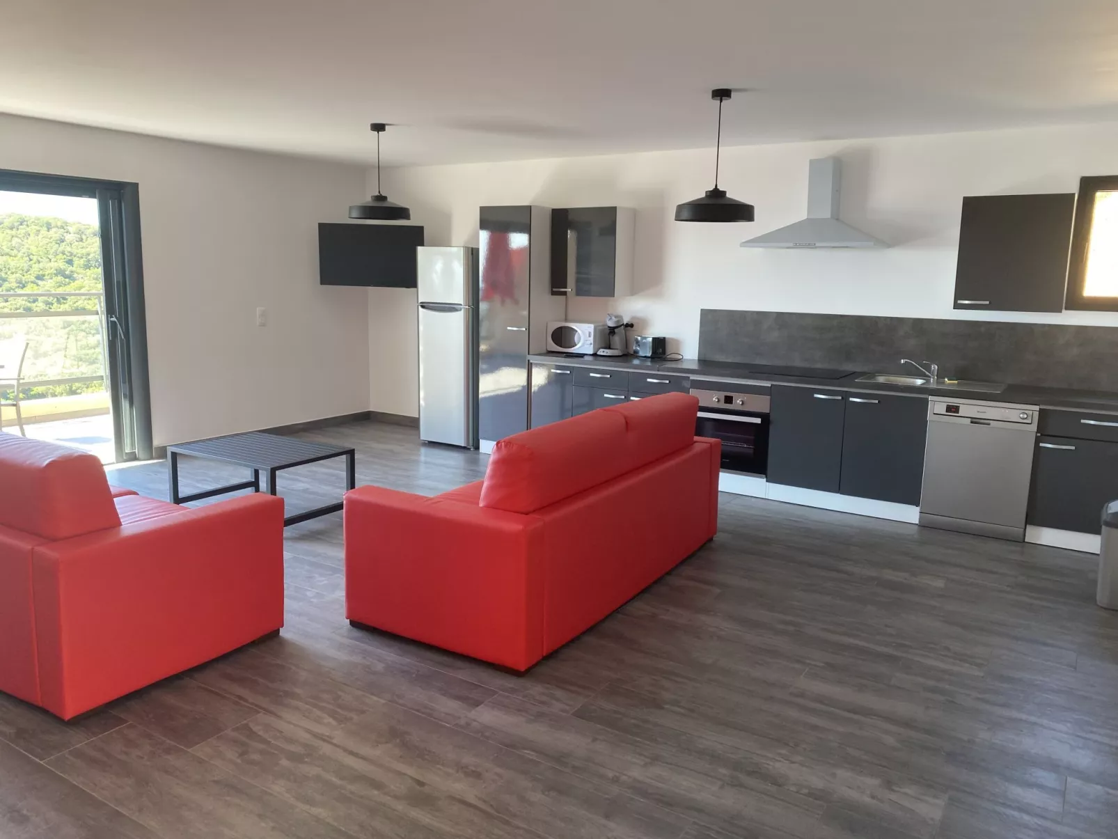 Maison mitoyenne, 190m² vue mer-Binnen