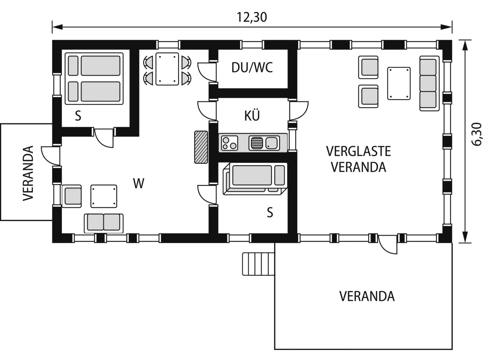 Kjuge Gula Huset-Binnen