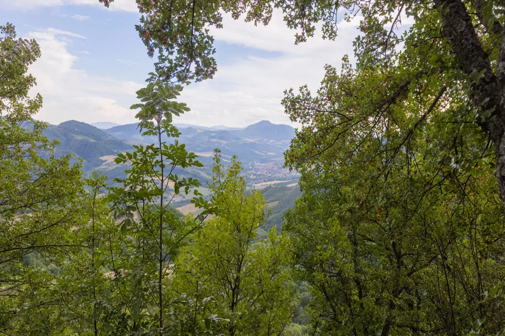 Casa Marchi-Gebieden zomer 1km