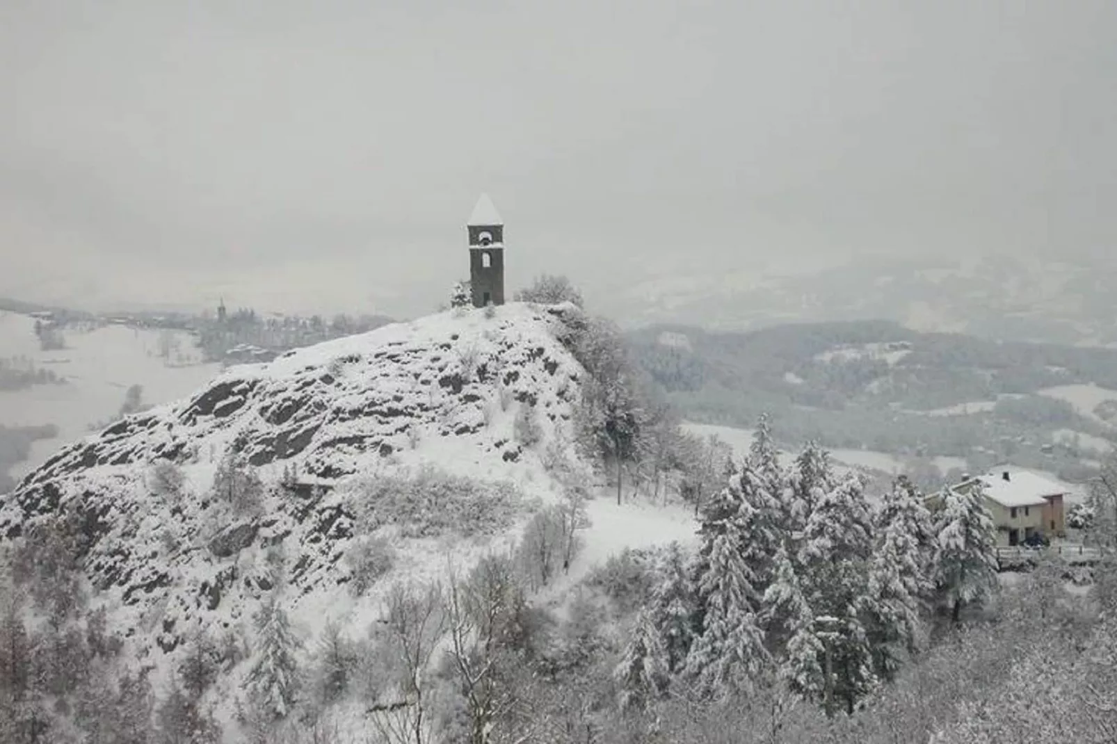Borgo Belvedere Mono-Uitzicht winter