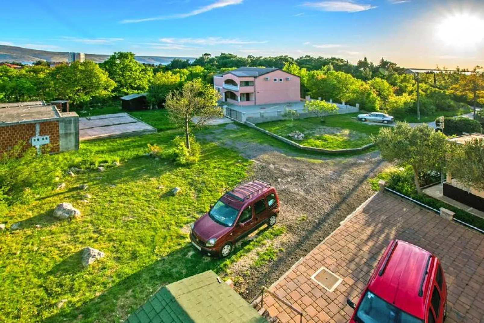 Holiday flat Kuco, Starigrad Paklenica-3-Raum-App., SD44 A01-4, ca. 58 qm, bei Belegung mit 1-4 Pers.-Tuinen zomer