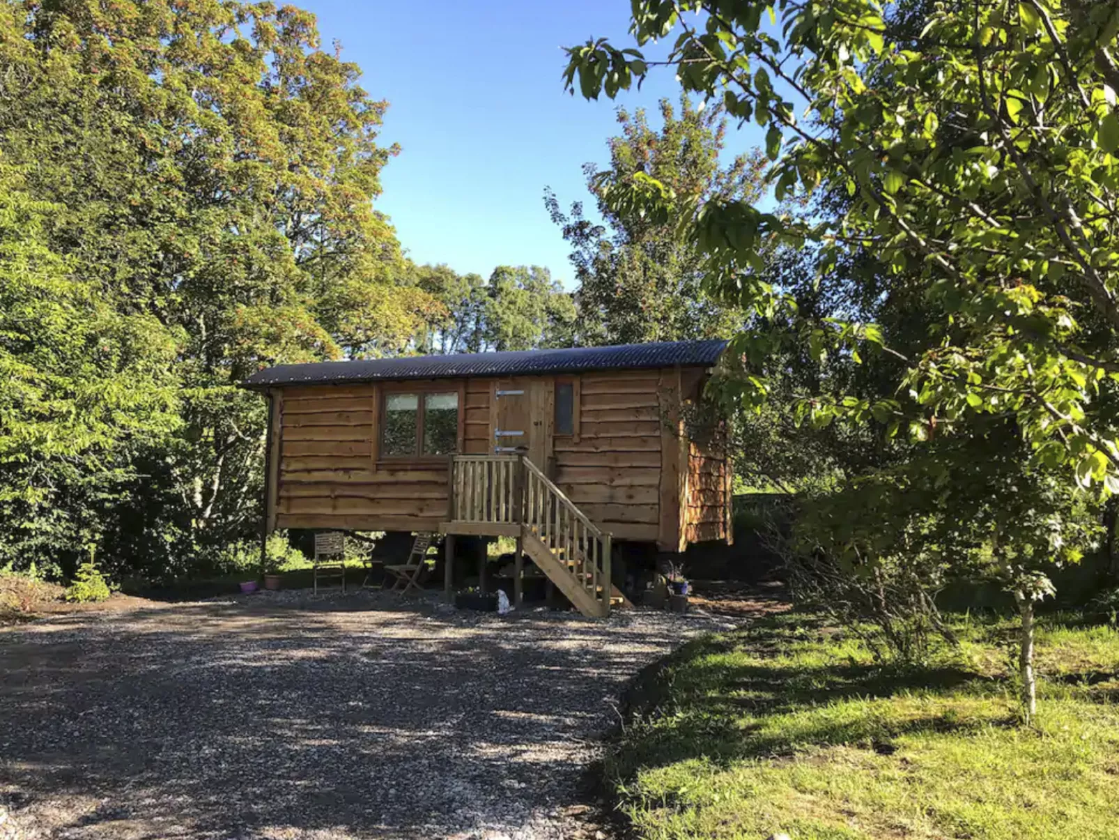 Shepherds Hut-Buiten