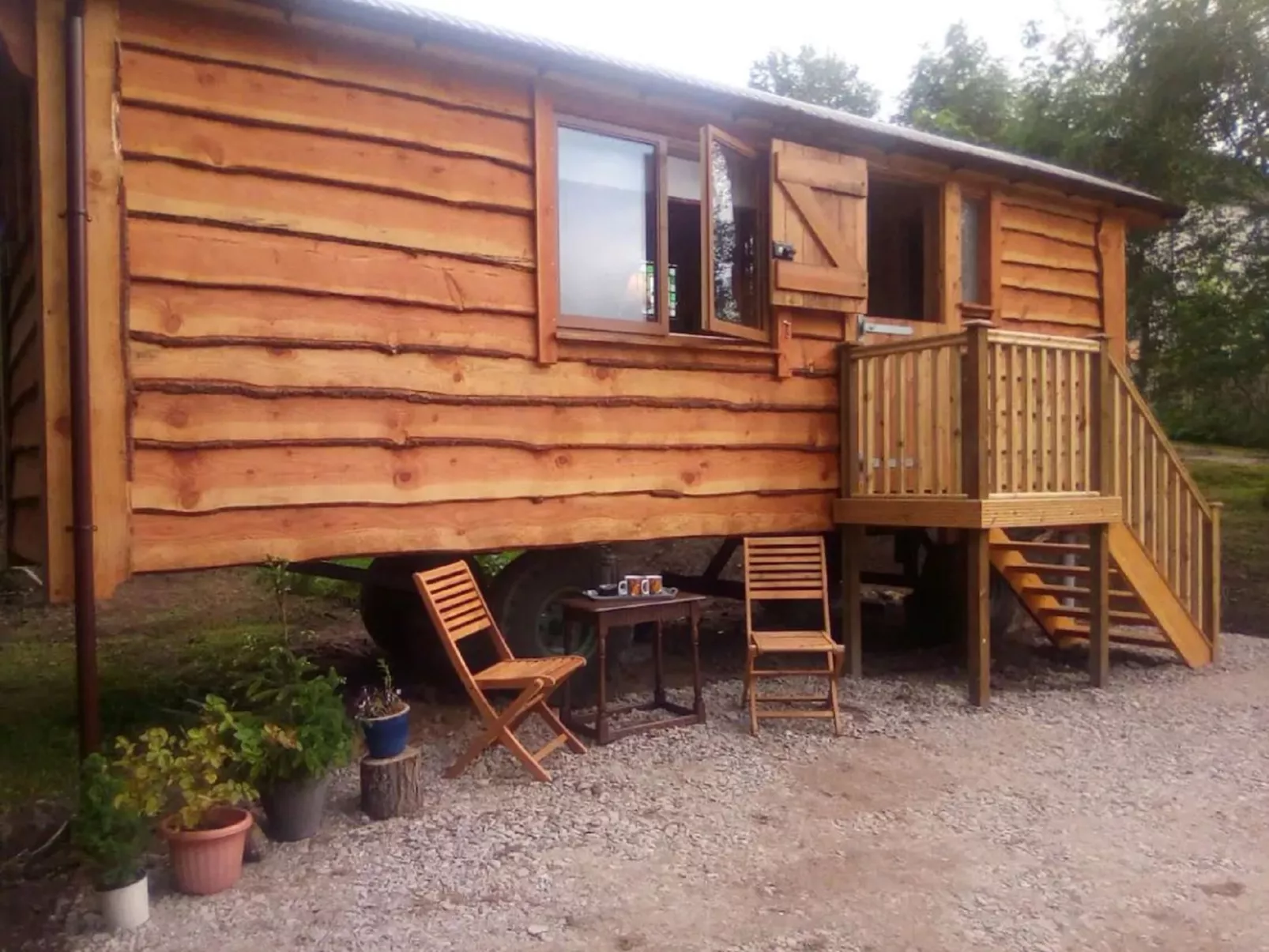 Shepherds Hut-Buiten