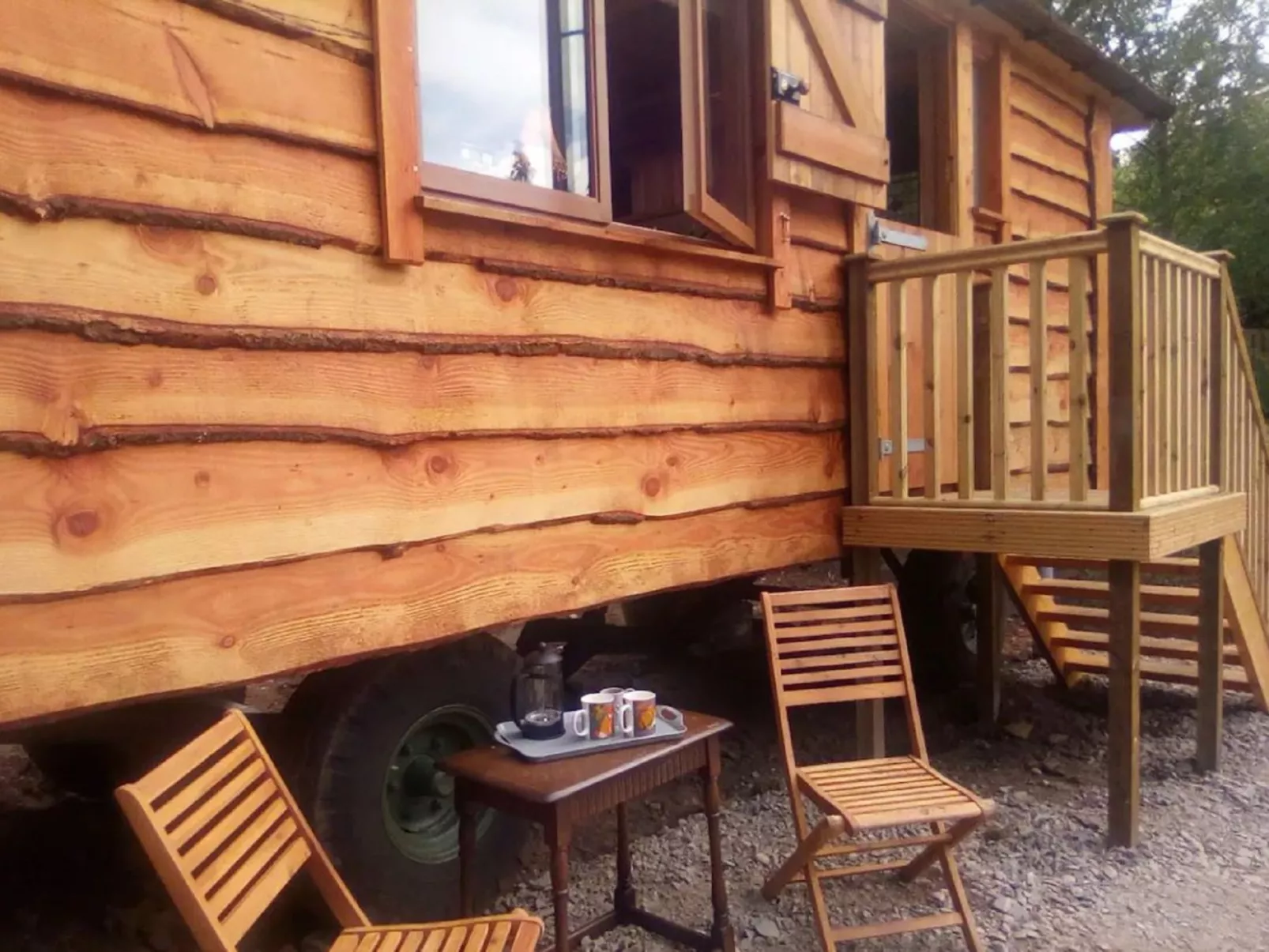 Shepherds Hut-Buiten