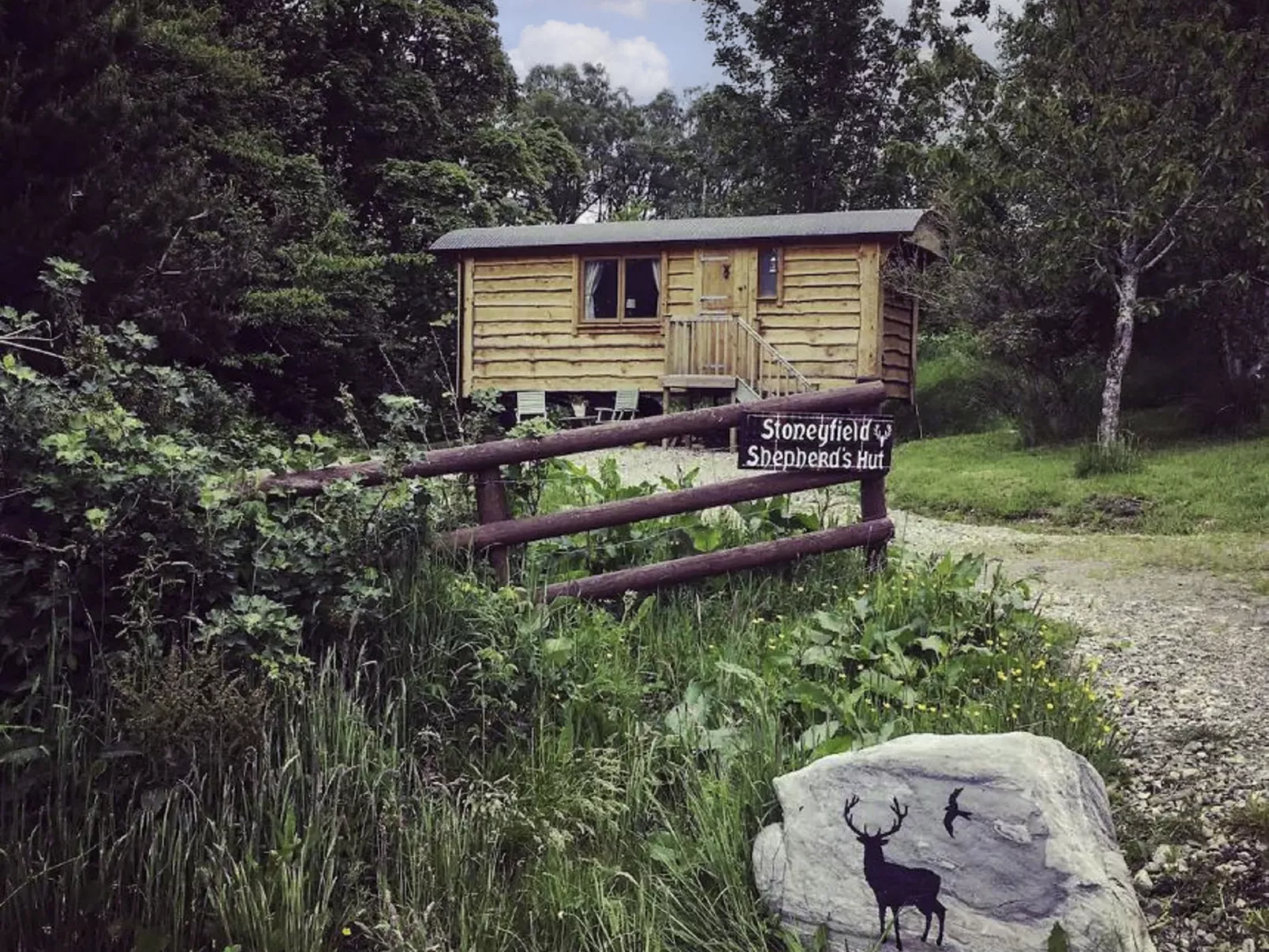 Shepherds Hut-Buiten