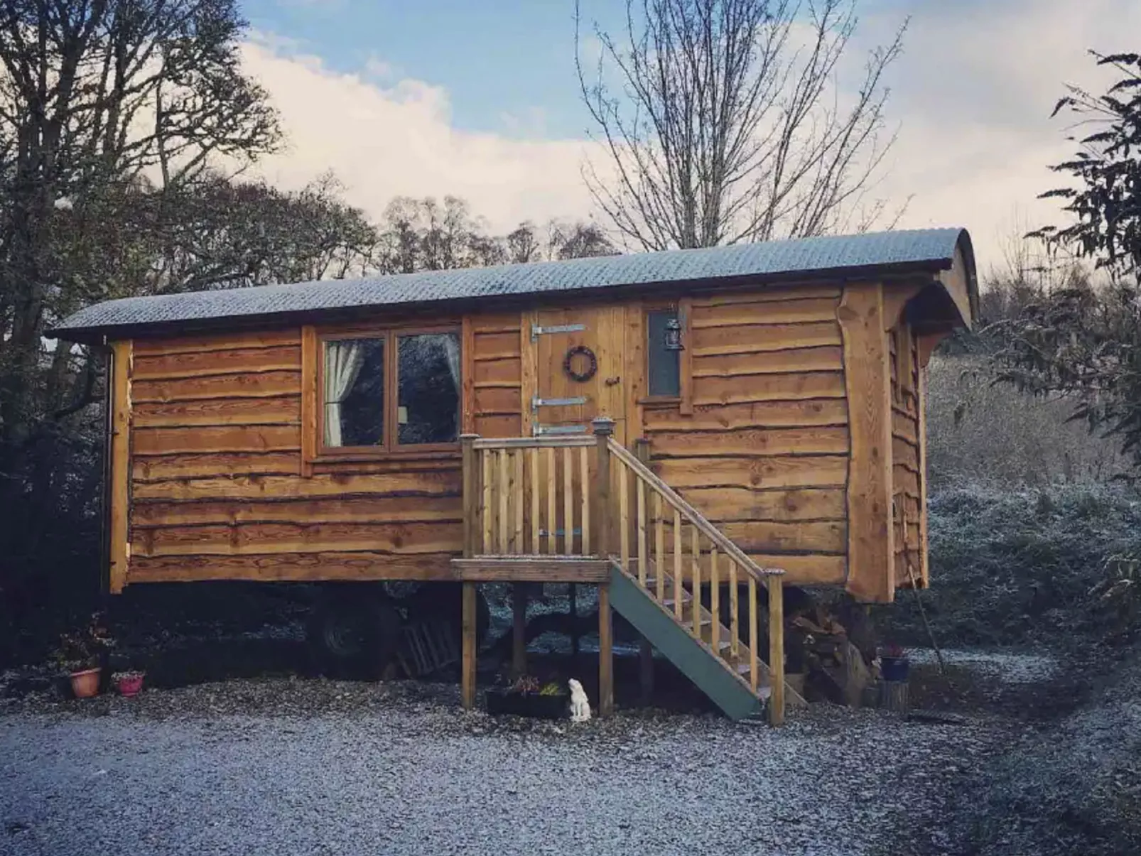 Shepherds Hut-Buiten