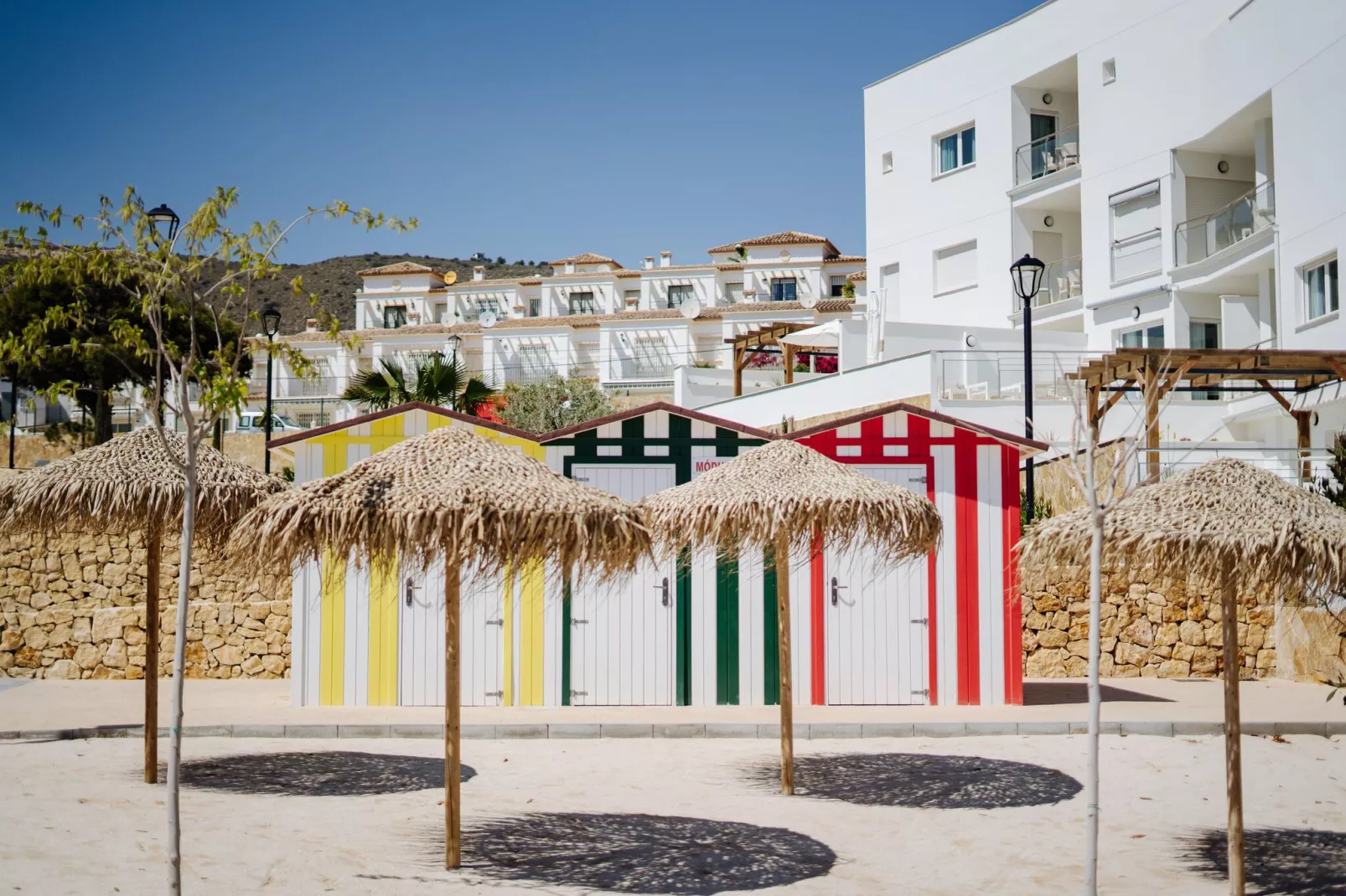 Mooi appartement met uitzicht, aan de Spaanse kust-Parkfaciliteiten