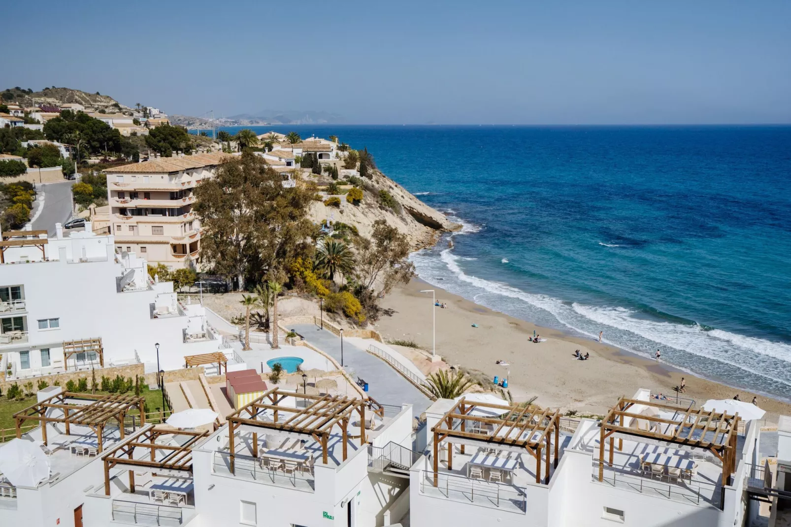Mooi appartement met uitzicht, aan de Spaanse kust-Gebieden zomer 1km