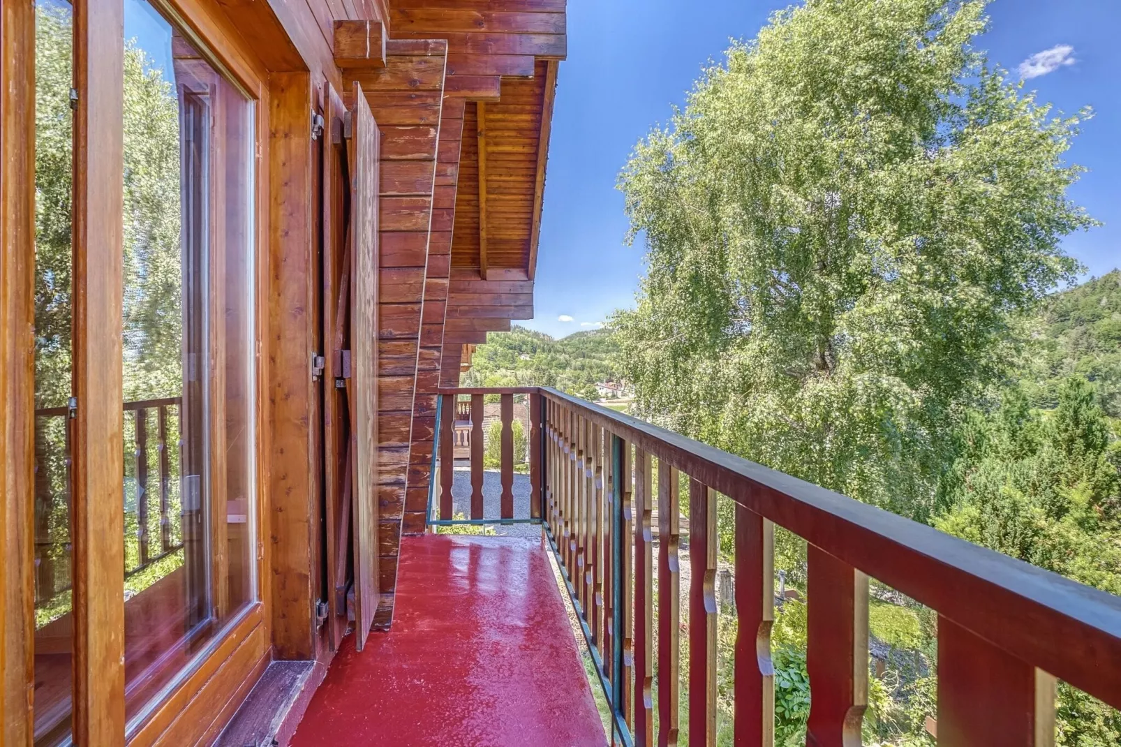 L'Aigle chalet ensemble - Saint-Maurice-sur-Moselle-Terrasbalkon