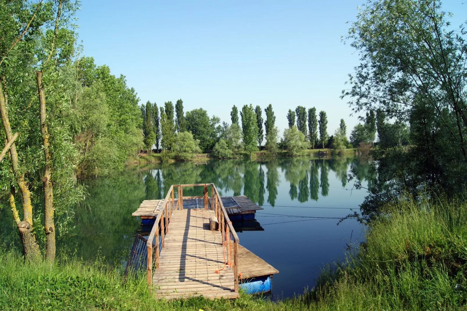 Due Laghi di Portomaggiore-Gebieden zomer 1km