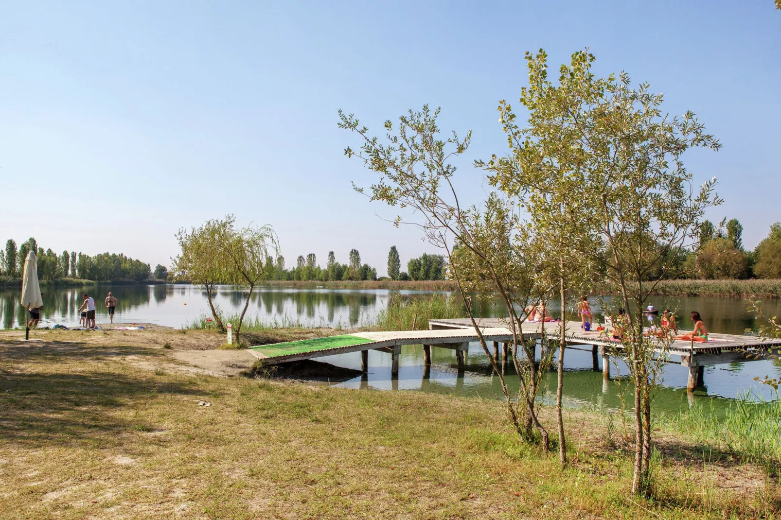 Due Laghi di Portomaggiore-Gebieden zomer 1km