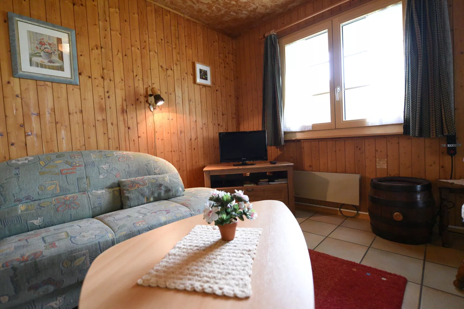 Appartement Chalet Kirsanna-Woonkamer
