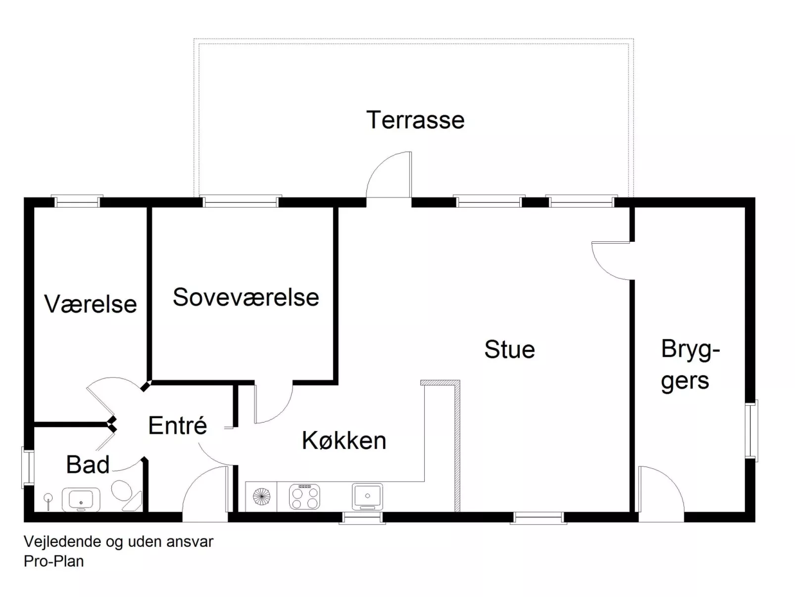 "Ose" - 50m from the sea-Binnen
