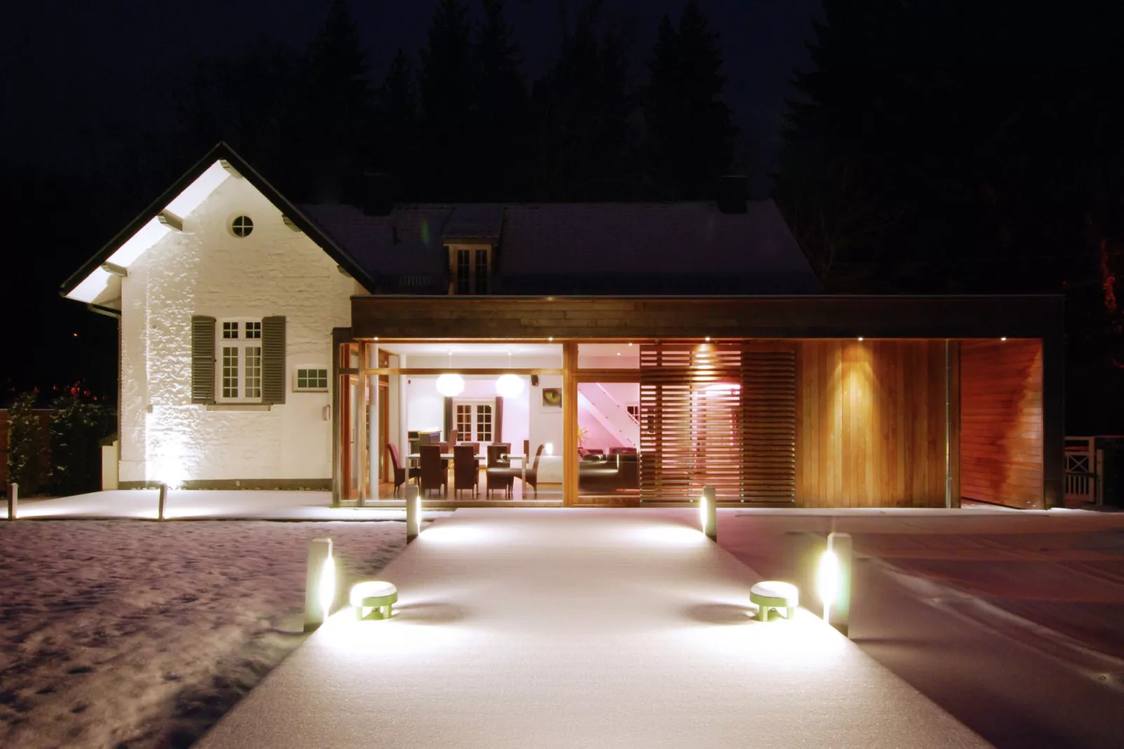 Villa White-Exterieur winter