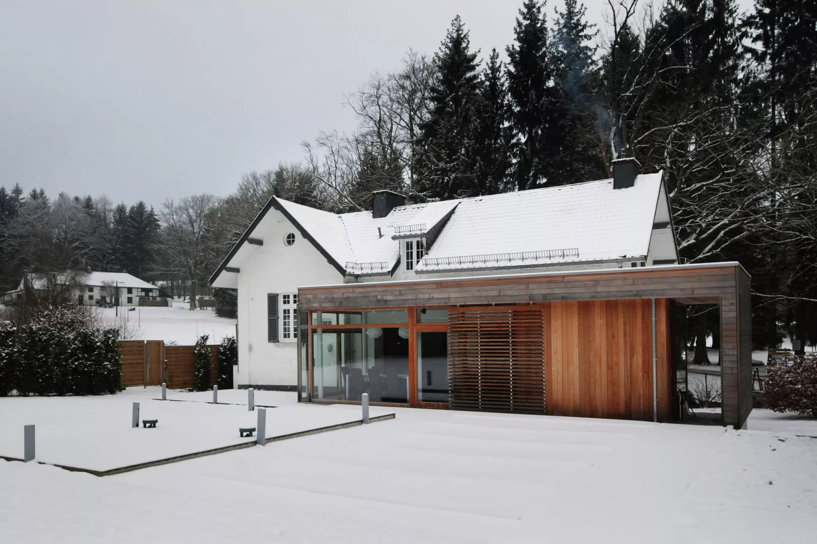 Villa White-Exterieur winter