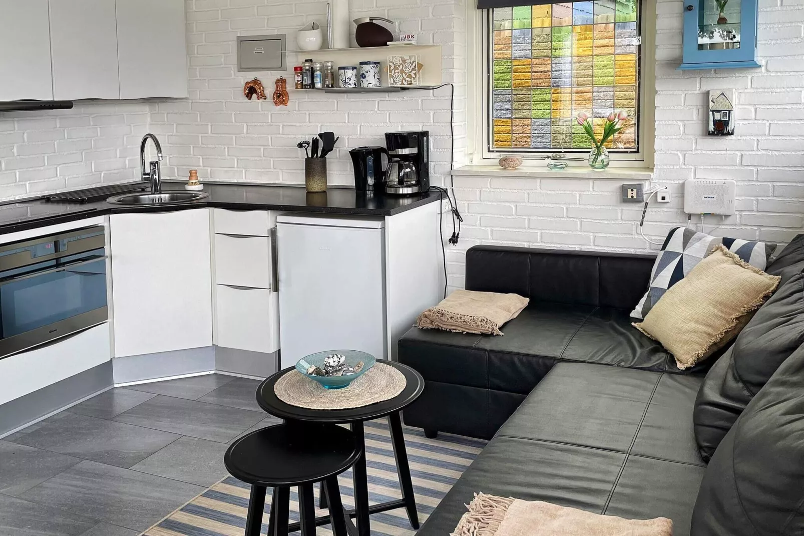 Modern appartement in Syddanmark met zeezicht-Binnen