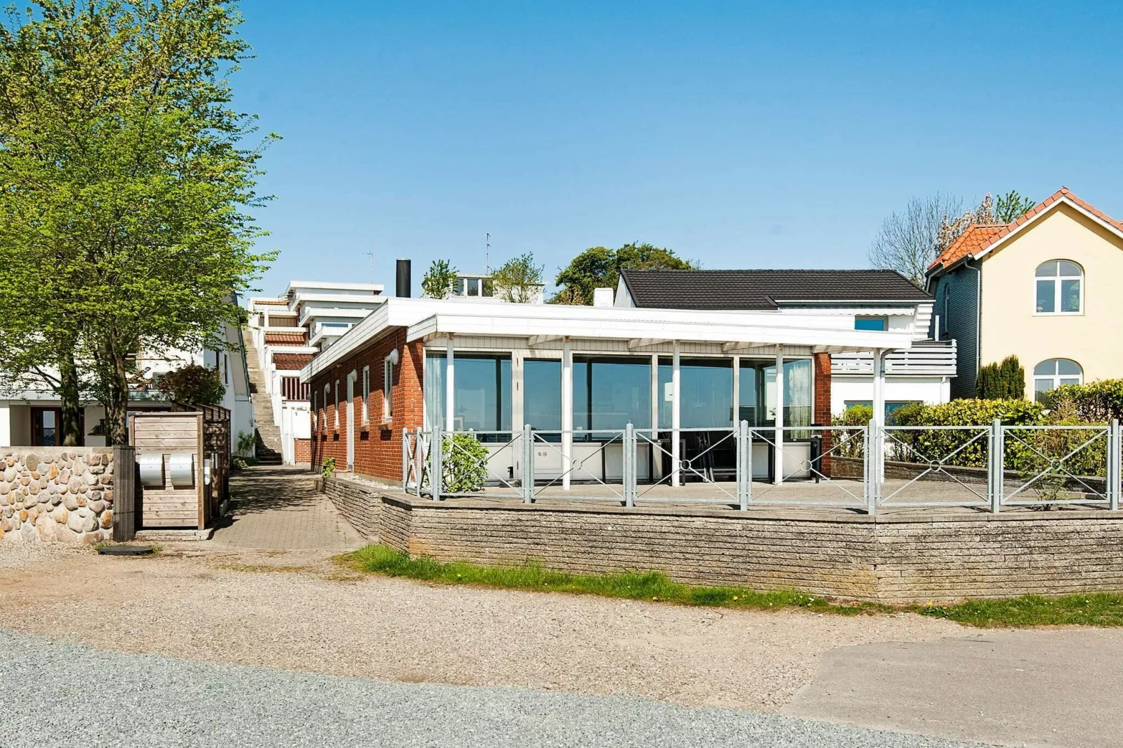 Modern appartement in Syddanmark met zeezicht-Uitzicht