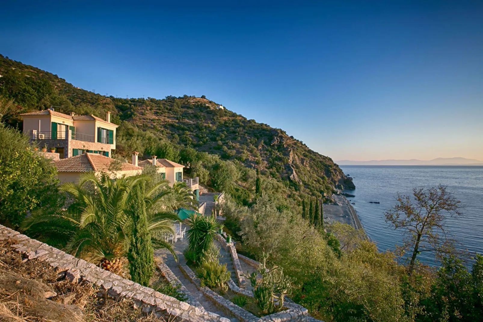 Villas God Bacchus  God Dionysus-Buitenkant zomer