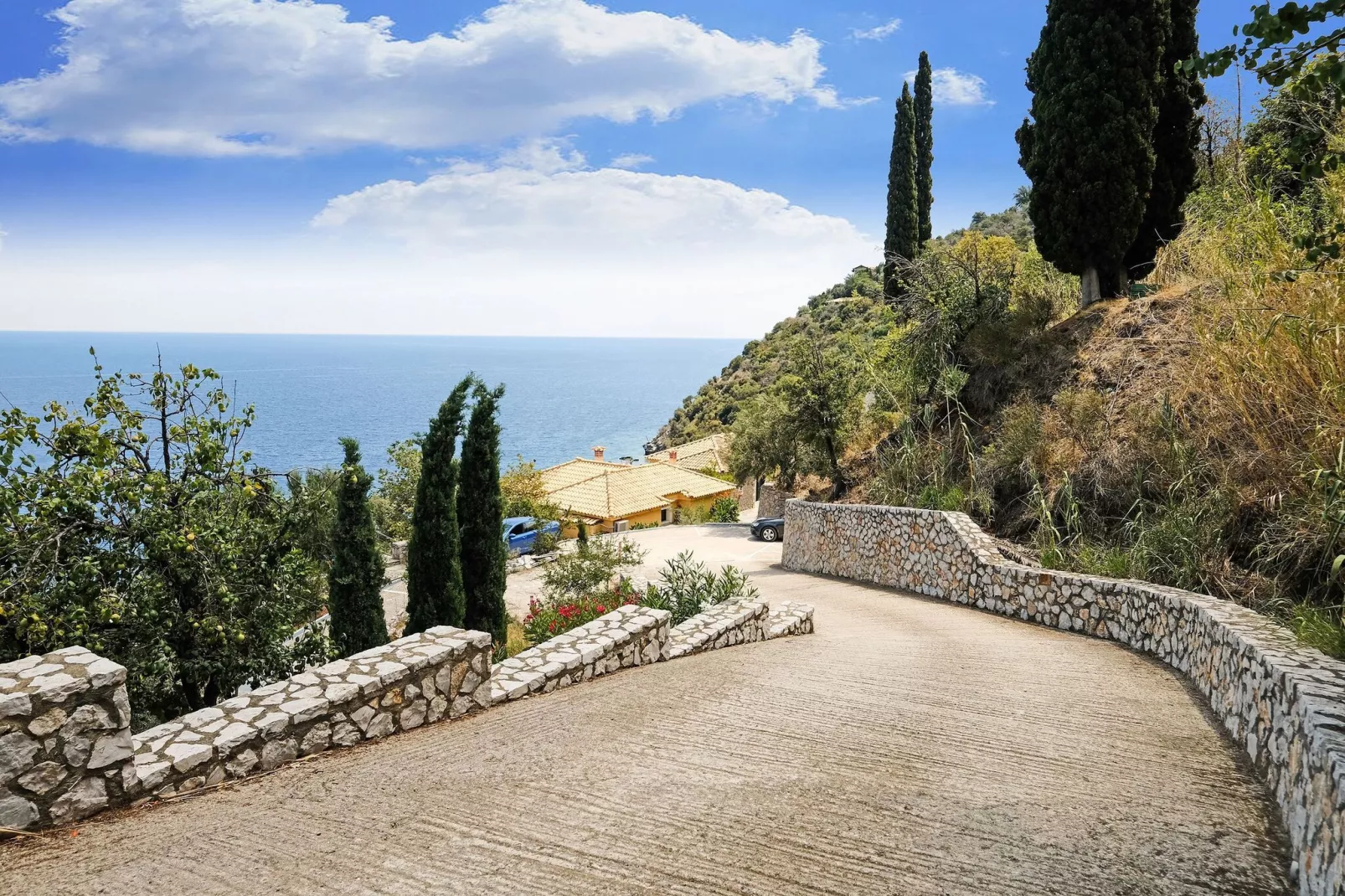 Villas God Bacchus  God Dionysus-Uitzicht zomer
