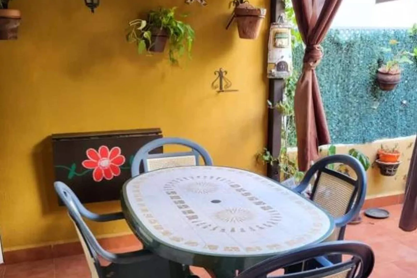 Natura Casa con patio privado 4 pax-Terrasbalkon