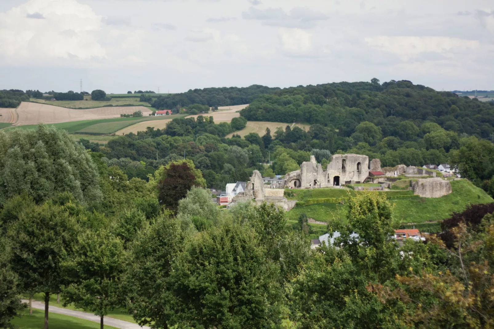 Valkenburg-Gebieden zomer 1km