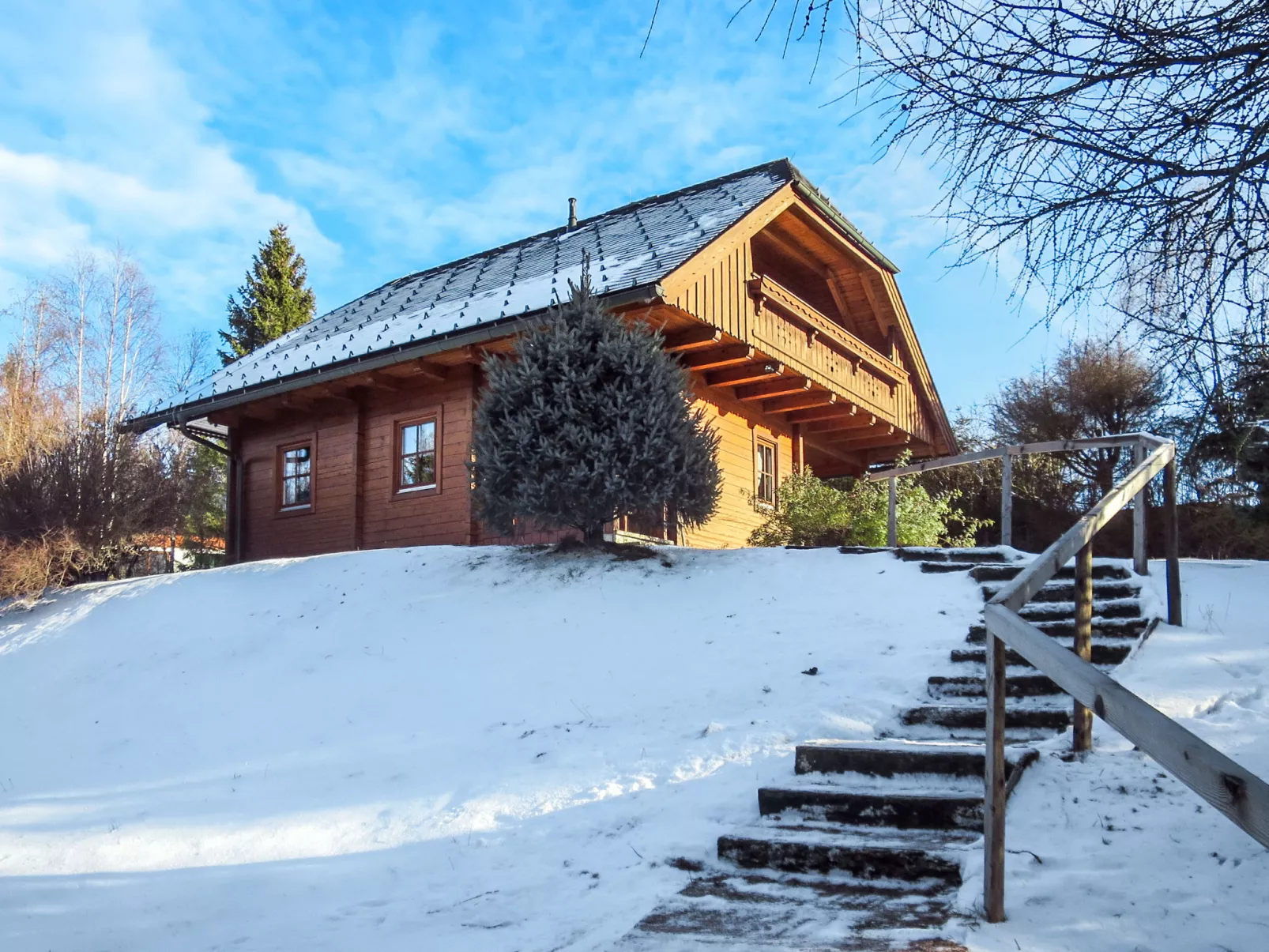 Simons Blockhütte-Buiten