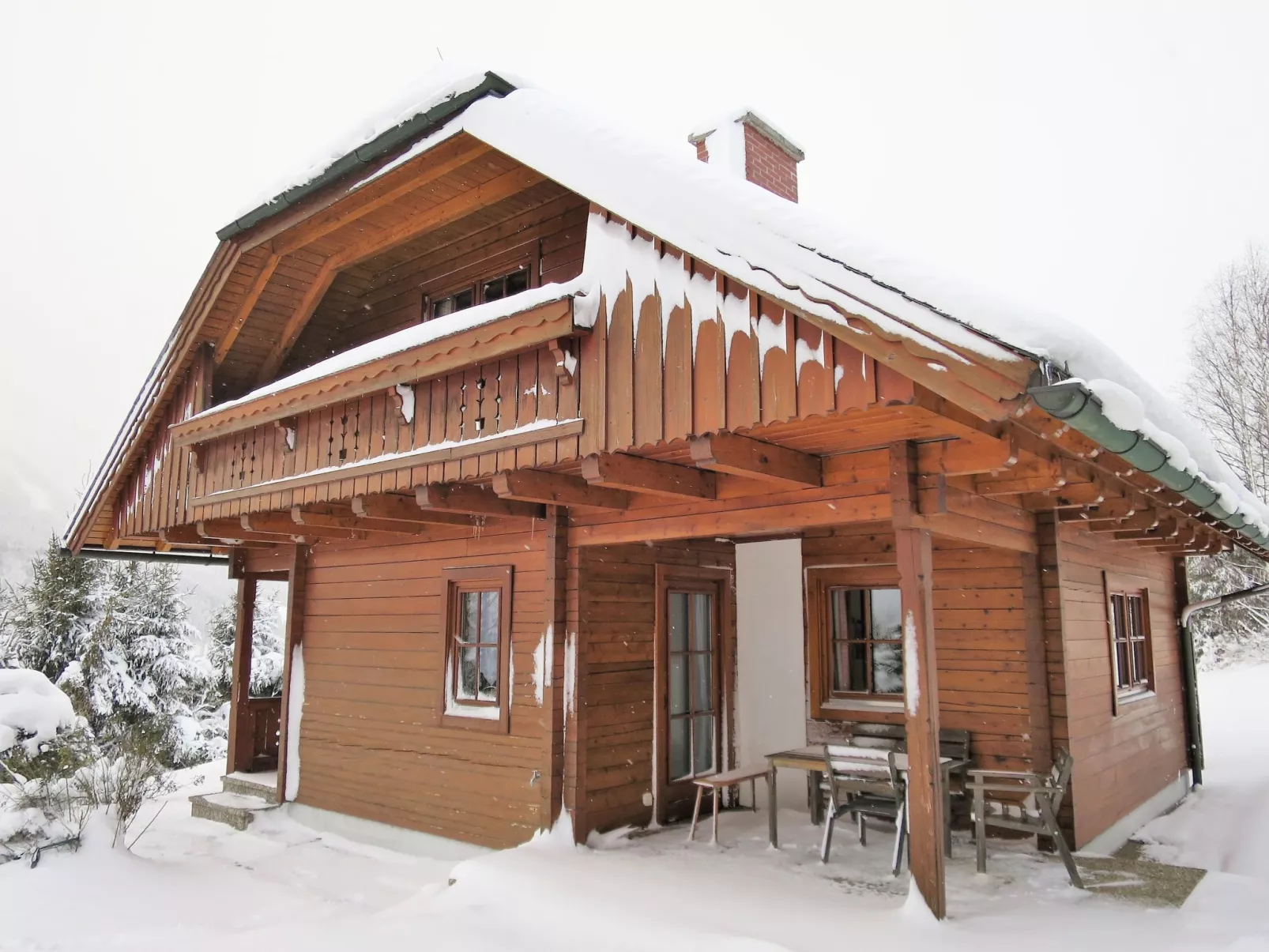 Simons Blockhütte-Buiten