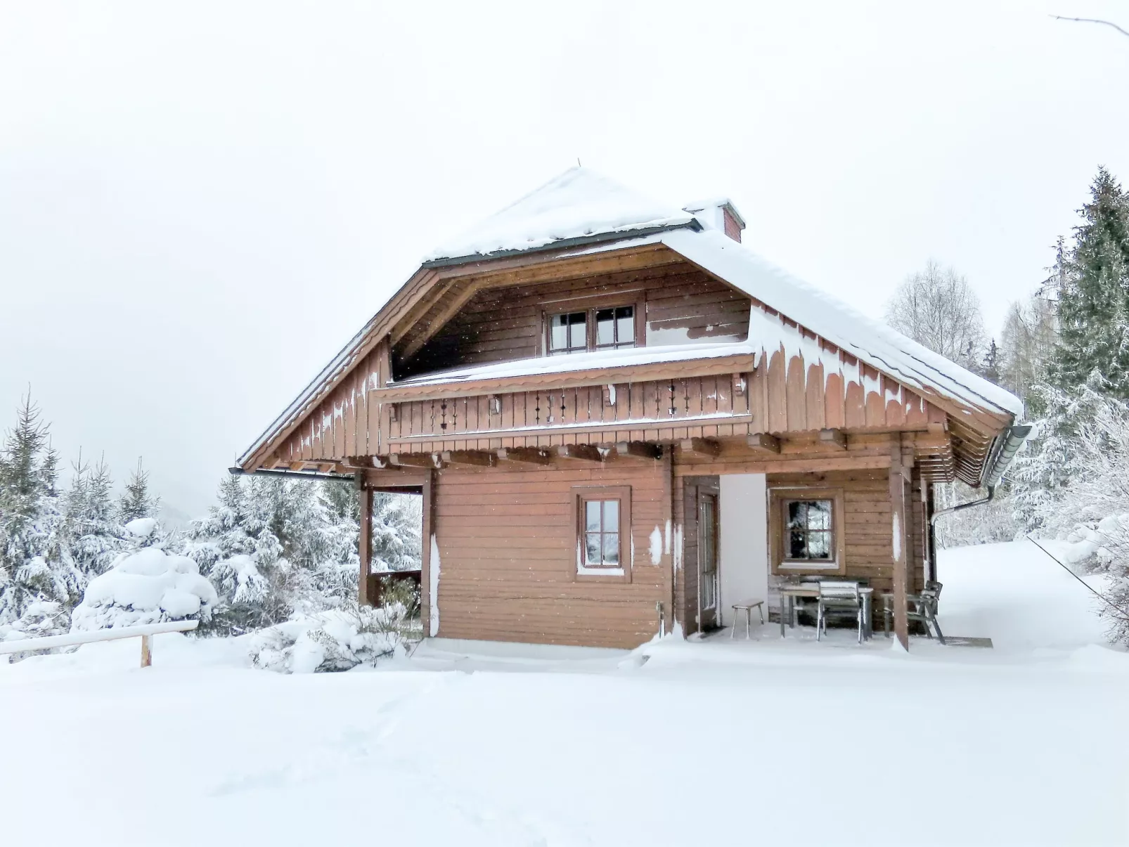 Simons Blockhütte-Buiten