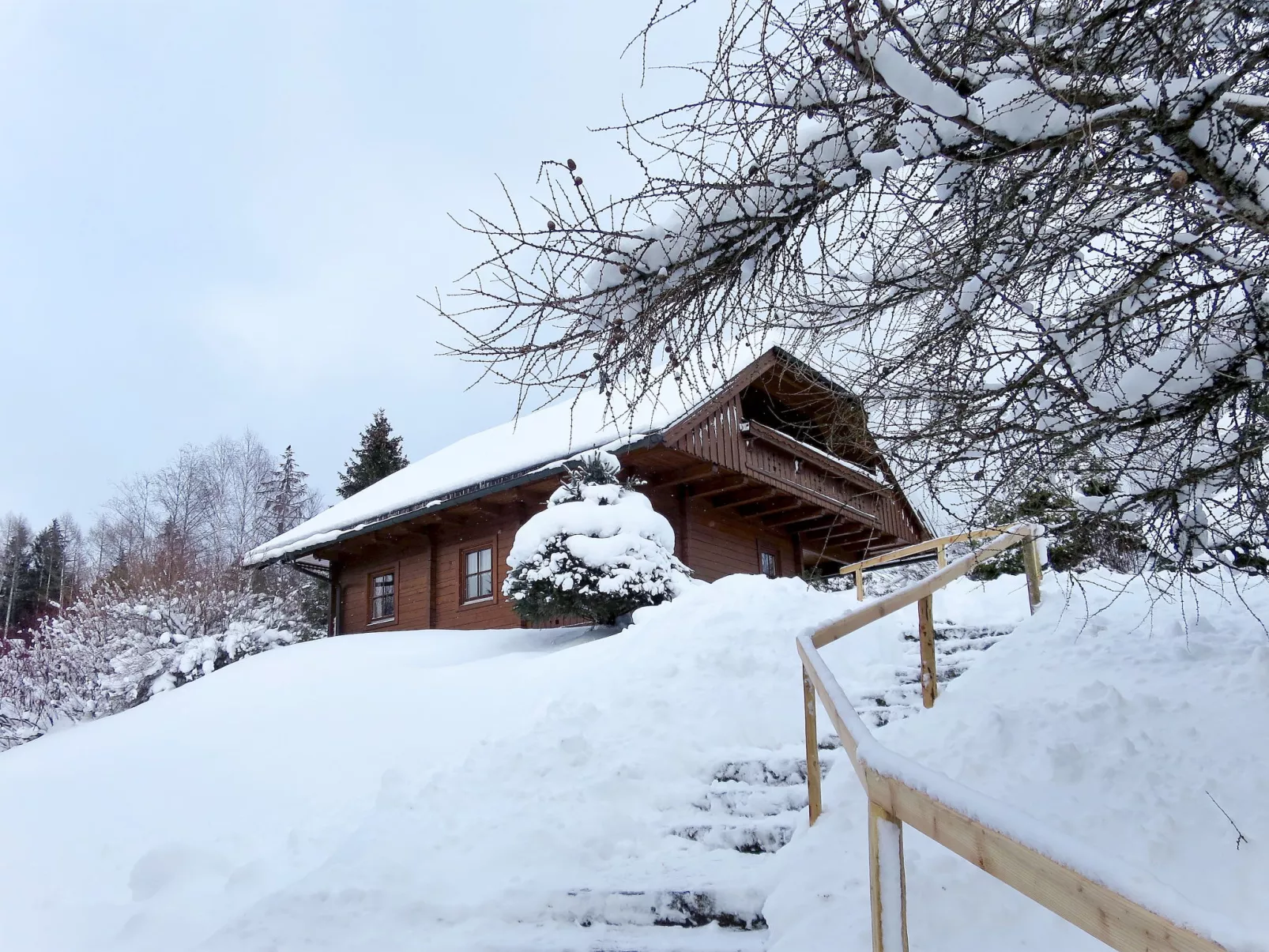 Simons Blockhütte-Buiten