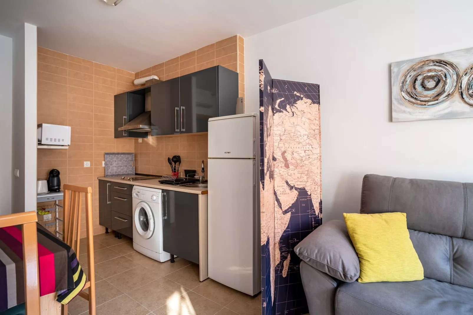 Coqueto apartamento en Aguadulce-Woonkamer