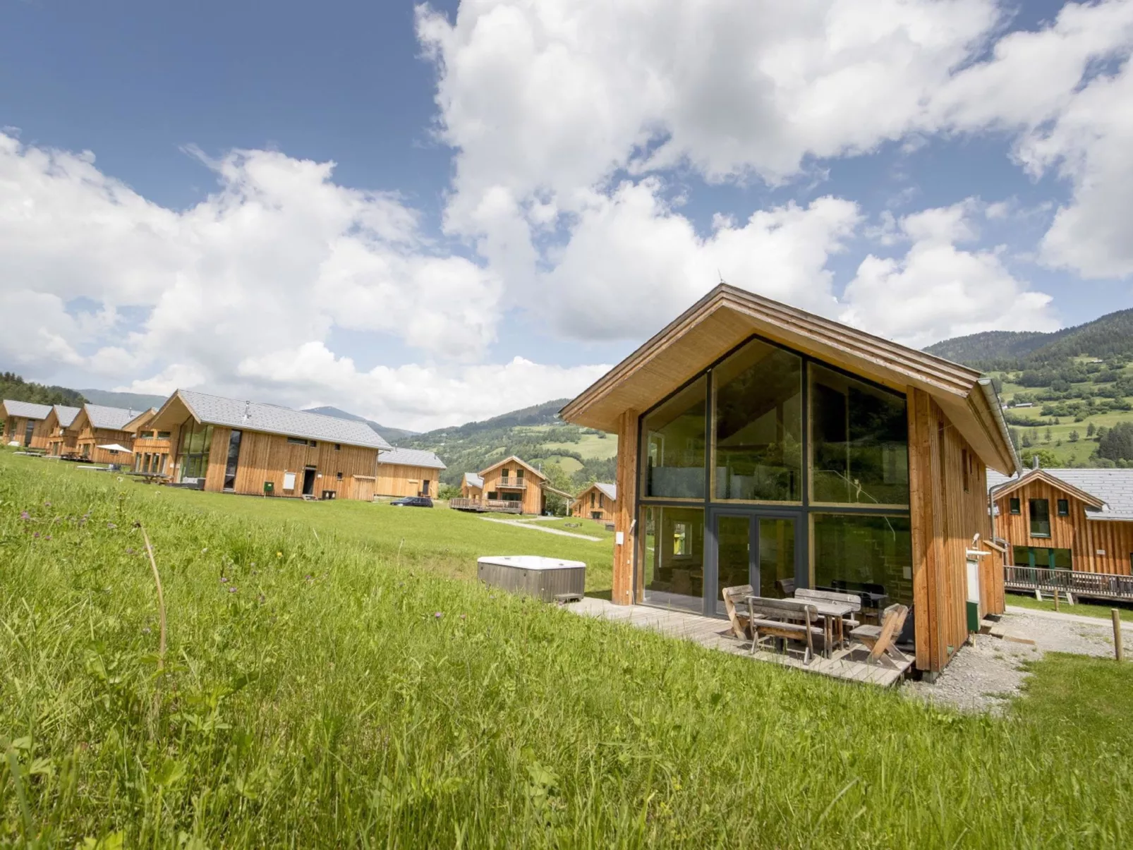 Chalet Panorama Superior für 14 P-Buiten