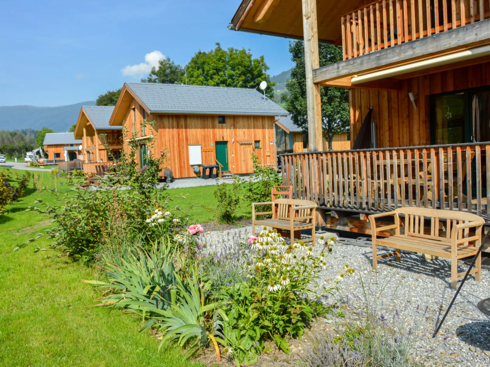 Chalet Panorama Superior für 14 P-Buiten