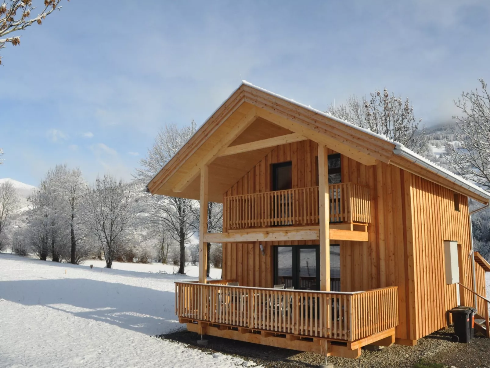 Chalet mit 2 Schlafzimmern & IR-Sauna-Buiten