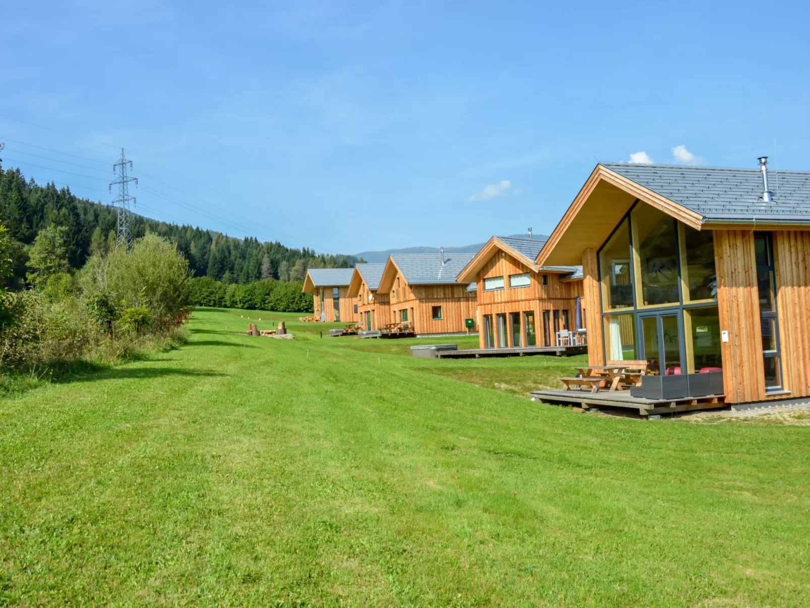 Chalet mit 2 Schlafzimmern & IR-Sauna-Buiten