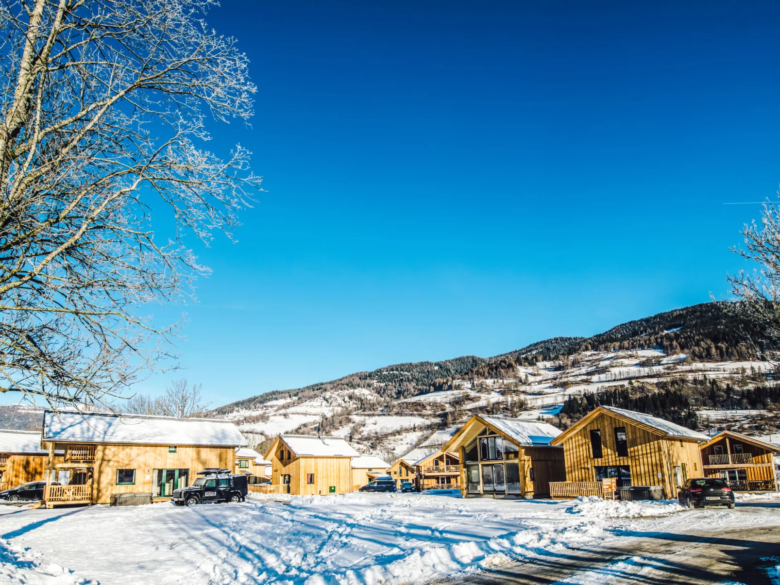 Chalet mit 2 Schlafzimmern & IR-Sauna-Buiten