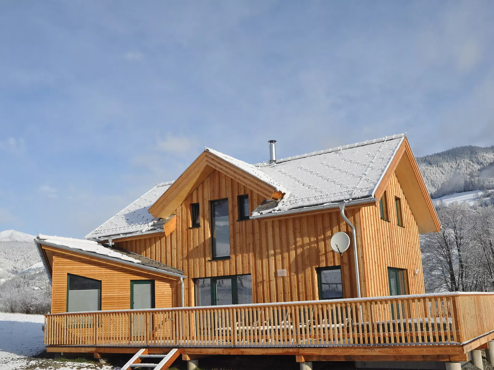 Chalet mit 2 Schlafzimmern & IR-Sauna-Buiten