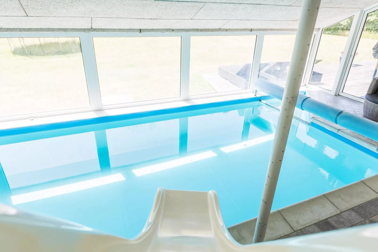 8 persoons vakantie huis in Nørre Nebel-Zwembad