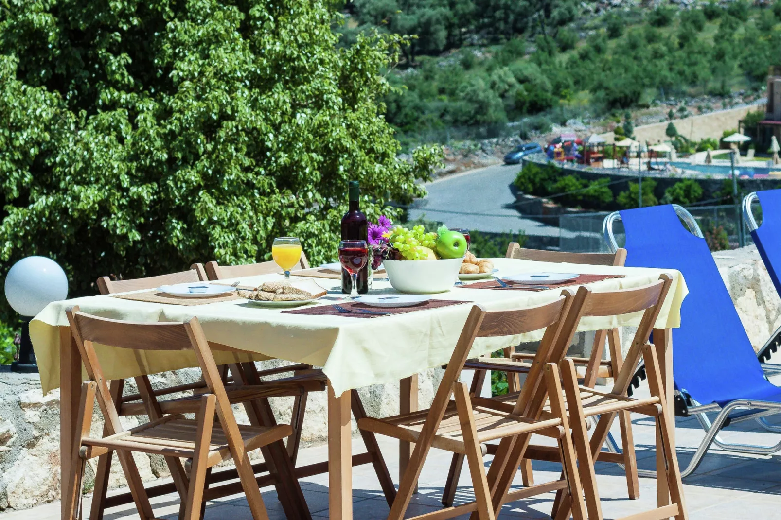 Villa Kostis-Terrasbalkon