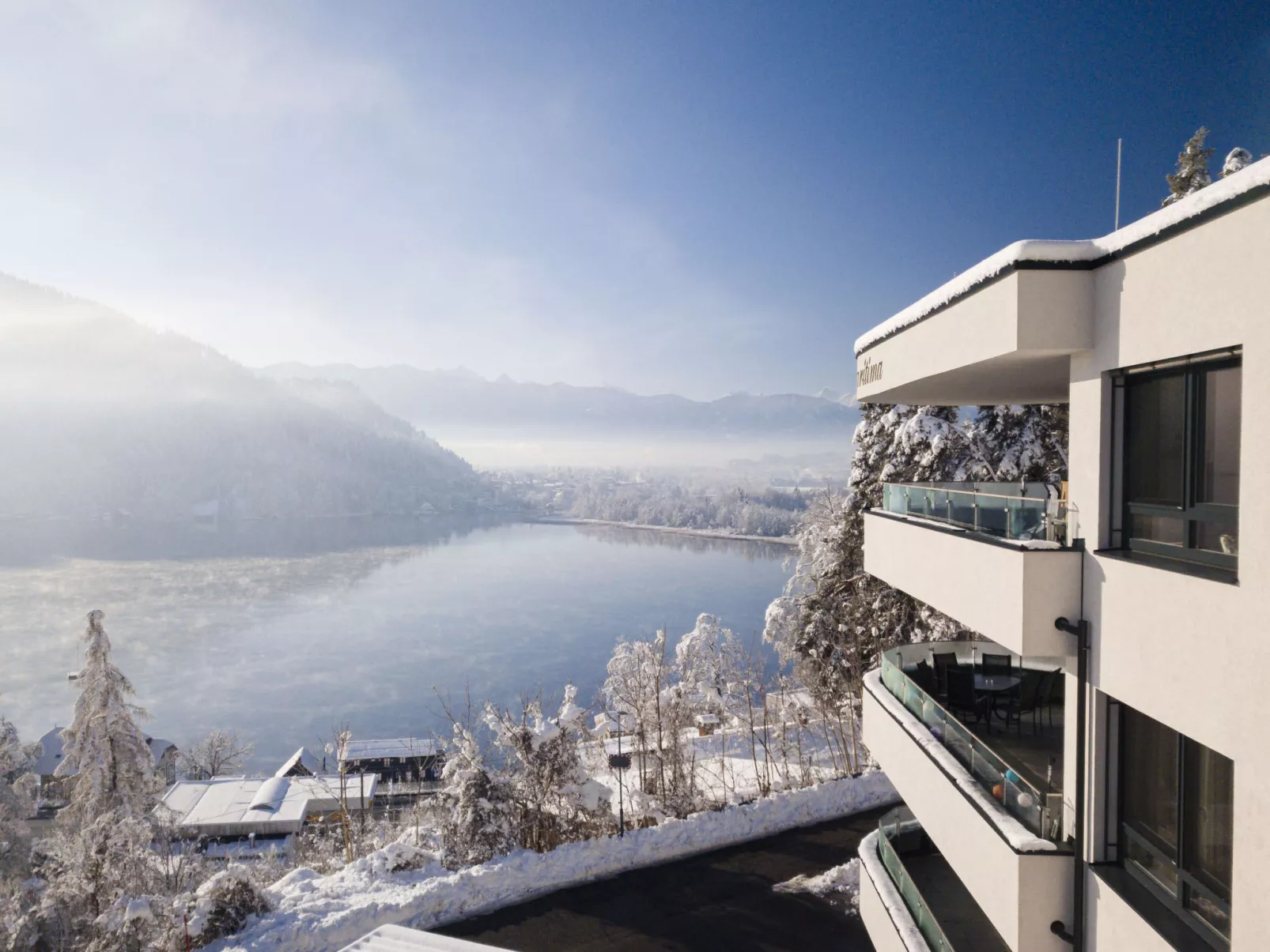 Apartment Gerlitzen mit Seeblick-Buiten