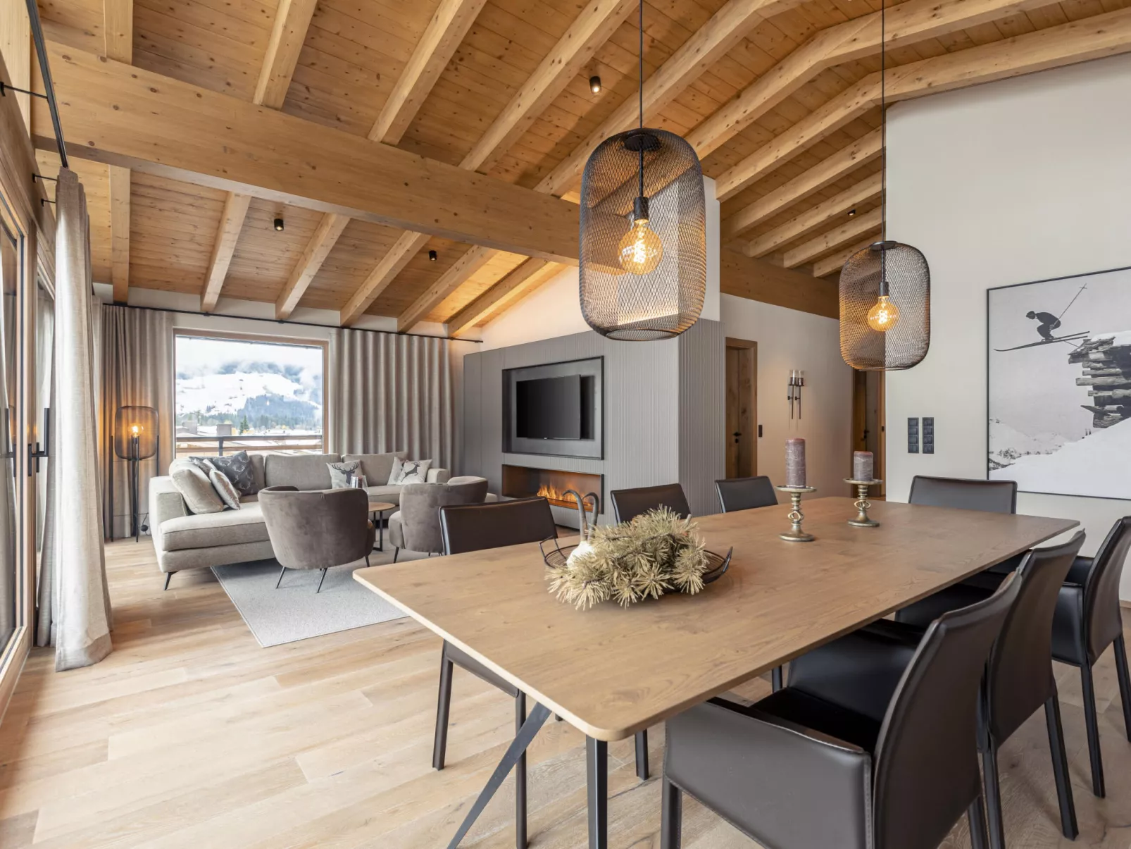 Penthouse mit 3 Schlafzimmern & Kamin-Binnen