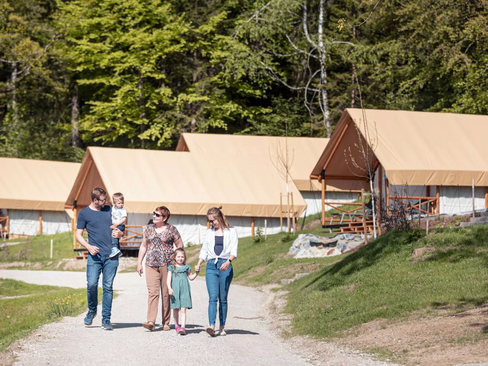 Luxuszelt Safari für 6 Personen-Buiten