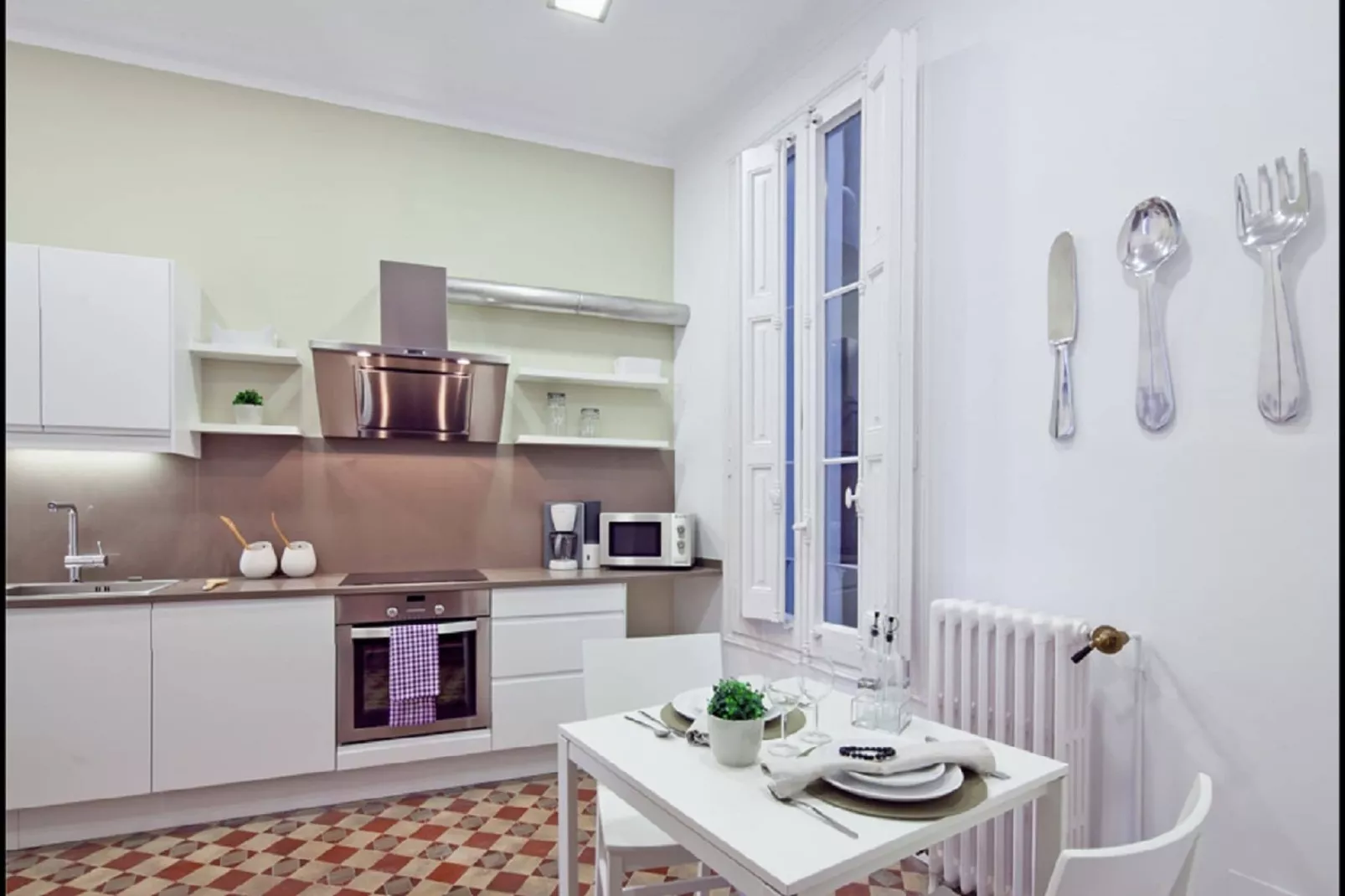 Ramblas Luxury Apartment-Keuken