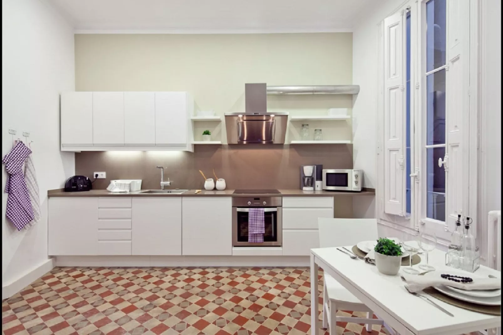Ramblas Luxury Apartment-Keuken