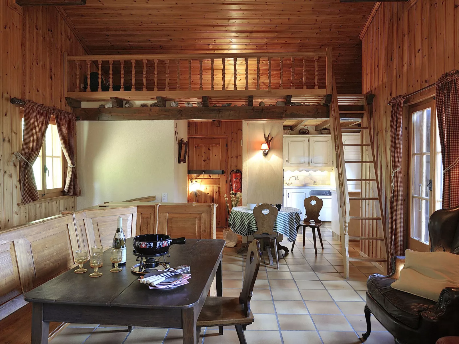 Chalet le Chamois-Binnen