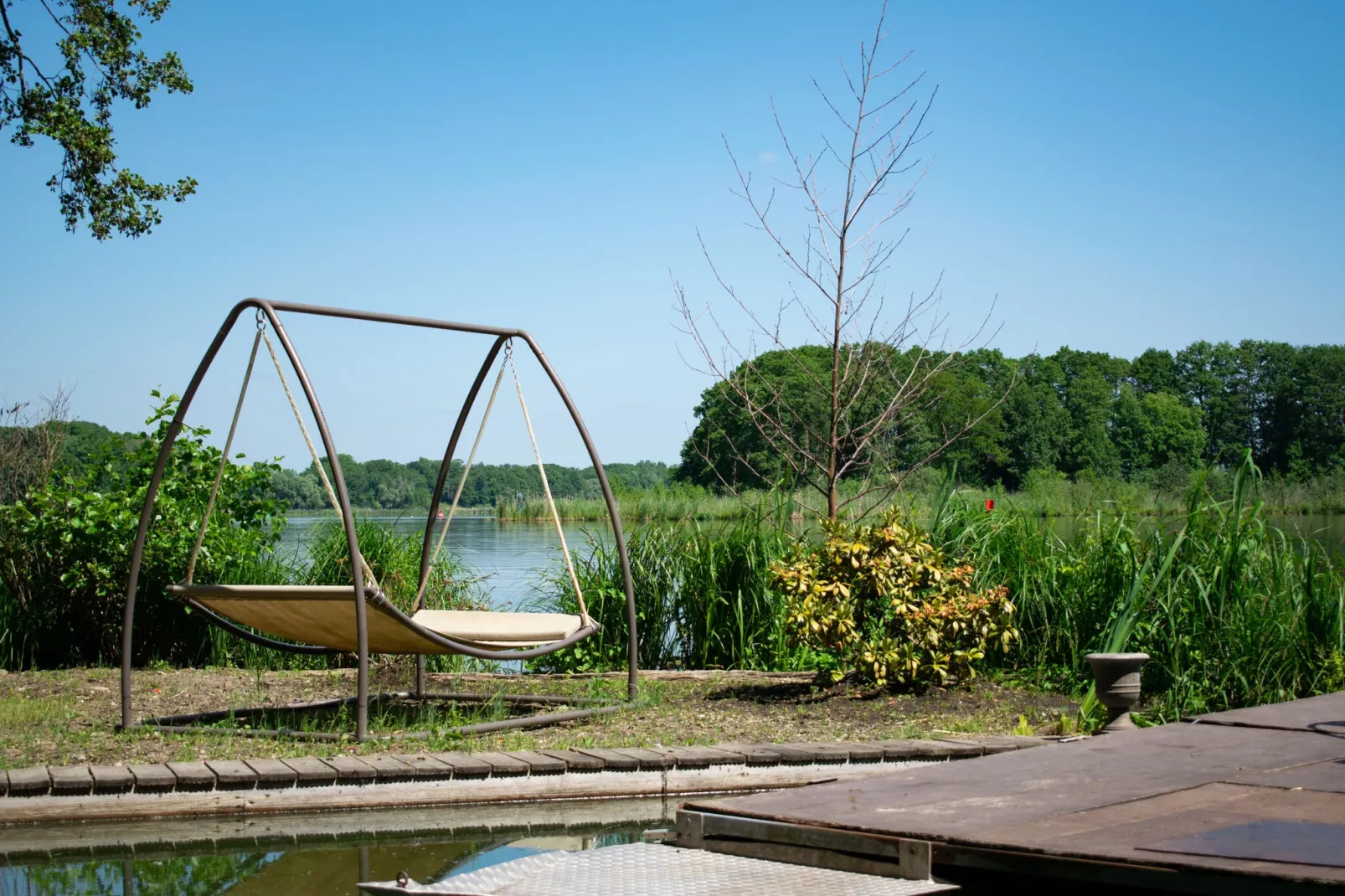 Ferienhaus am See-Tuinen zomer